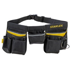 Centura pentru scule din material textil Stanley 1-96-178, buzunare multiple, suport pentru ciocan