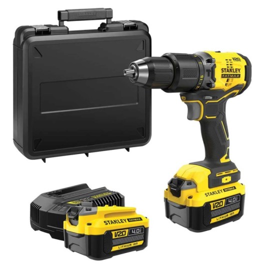 SFMCD715M2K-QW | STANLEY | Masina de gaurit si insurubat cu percutie si acumulator Stanley FatMax SFMCD715M2K-QW Masina de gaurit si insurubat cu percutie si acumulator Stanley FatMax SFMCD715M2K-QW
