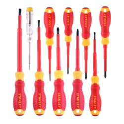 Set 10 surubelnite izolate 1000V, Stanley STHT60032-0