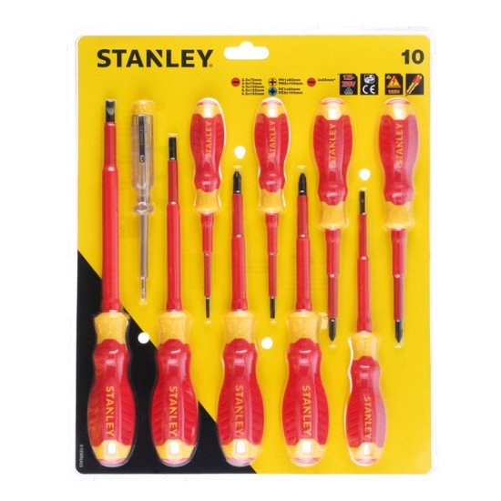 Set 10 surubelnite izolate 1000V, Stanley STHT60032-0 – STANLEY STHT60032-0