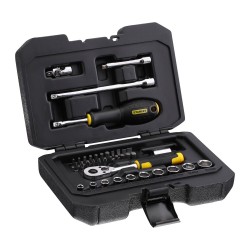 Trusa scule STANLEY cheie tubulara 1/4, 37 piese STMT82828-1