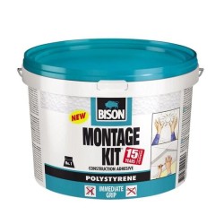 Adeziv pentru polistiren BISON MontageKit Polystyrene, 4kg Adeziv pentru polistiren BISON MontageKit Polystyrene, 4kg
