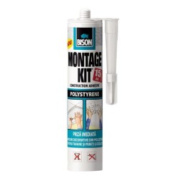 Adeziv pentru polistiren BISON Montage Kit Polystyrene, 470g Adeziv pentru polistiren BISON Montage Kit Polystyrene, 470g