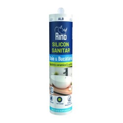 Silicon Sanitar RINO, 280ml, alb
