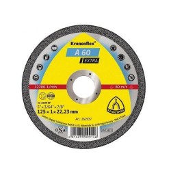Disc de tăiere KLINGSPOR A 60 Extra, plat, universal, pentru inox, metal, 115mmx1mm