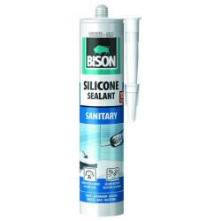 Silicon Sanitar BISON, 280ml, alb