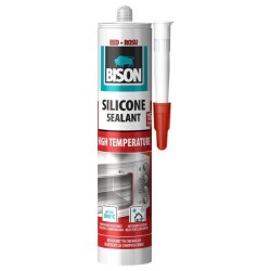 Silicon rezistent la temperaturi ridicate BISON High Temp, roșu, 280ml