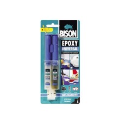 Adeziv epoxidic bicomponent universal BISON Epoxy Universal, 2 x 12ml Adeziv epoxidic bicomponent universal BISON Epoxy Universal, 2 x 12ml