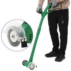 Perie de buruieni electrică, verde, 140 W