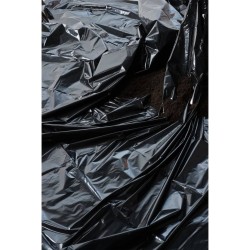 Nature Folie de acoperire, negru, 4x6 m, 150µ