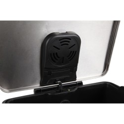Coș de gunoi cu pedală E-Cube, negru mat, 50 L