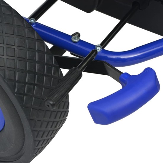 Mașină Go Kart cu scaun reglabil, albastru