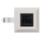 Lămpi solare de exterior, 12 buc., alb, 12 cm, pătrat, LED Lămpi solare de exterior, 12 buc., alb, 12 cm, pătrat, LED