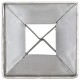 Țăruși de sol, 2 buc., argintiu, 7x7x75 cm, oțel galvanizat