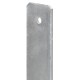 Ancore de gard, 6 buc., argintiu, 14x6x60 cm, oțel galvanizat