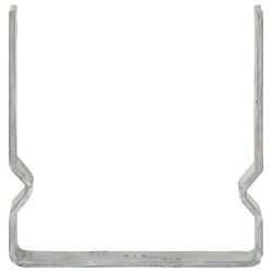Ancore de gard, 2 buc., argintiu, 14x6x15 cm, oțel galvanizat