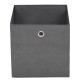 Cutii depozitare, 10 buc., gri, 28x28x28 cm, material nețesut Cutii depozitare, 10 buc., gri, 28x28x28 cm, material nețesut