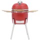 Grătar cu afumătoare Kamado, ceramică, 81 cm Grătar cu afumătoare Kamado, ceramică, 81 cm