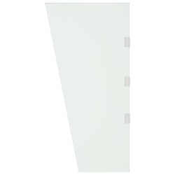 Panou lateral copertină ușă transparent 50x100 cm sticlă