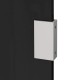 Panou lateral copertină ușă negru 50x100 cm sticlă Panou lateral copertină ușă negru 50x100 cm sticlă