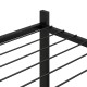 Suport pentru flori, 83x25x60 cm, negru, fier Suport pentru flori, 83x25x60 cm, negru, fier