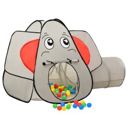Cort de joacă elefant pentru copii, gri, 174x86x101 cm