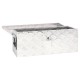 Cutie de depozitare, argintiu, 60x23,5x23 cm, aluminiu