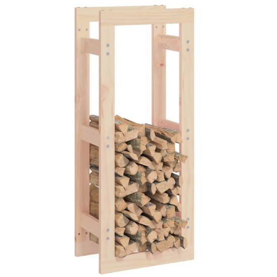 Rastel pentru lemne de foc, 41x25x100 cm, lemn masiv pin