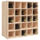 Dulap de vinuri, 56x25x56 cm, lemn masiv de pin