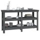 Banc de lucru, gri, 142,5x50x80 cm, lemn masiv pin Banc de lucru, gri, 142,5x50x80 cm, lemn masiv pin