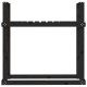 Rastel pentru lemne de foc negru 110x35x108,5 cm lemn masiv pin Rastel pentru lemne de foc negru 110x35x108,5 cm lemn masiv pin