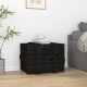 Cutie de depozitare, negru, 58x40,5x42 cm, lemn masiv de pin