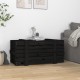 Cutie de depozitare, negru, 91x40,5x42 cm, lemn masiv de pin Cutie de depozitare, negru, 91x40,5x42 cm, lemn masiv de pin