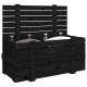Cutie de depozitare, negru, 91x40,5x42 cm, lemn masiv de pin Cutie de depozitare, negru, 91x40,5x42 cm, lemn masiv de pin