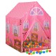 Cort de joacă pentru copii cu 250 bile, roz, 69x94x104 cm Cort de joacă pentru copii cu 250 bile, roz, 69x94x104 cm