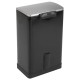 Coș de gunoi cu pedală E-Cube, negru mat, 40 L