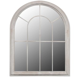Oglindă de grădină arcadă rustică 69x89 cm interior & exterior