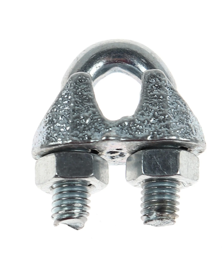 Brida zincata pentru legare cablu otel M12 19 mm SJZ1220 Index, SJZ1220 (set de 10 buc.) – Index SJZ1220