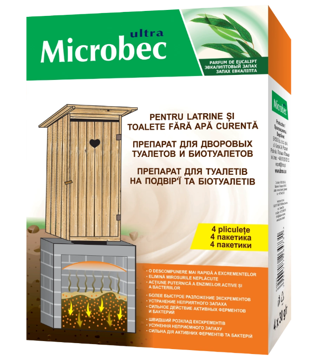 BROS - Microbec pt latrine 4X30g – Bros B4731