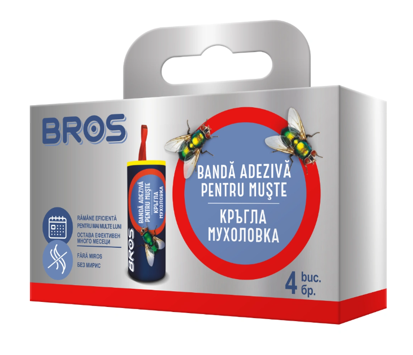 BROS - tantari si muste banda adeziva (tub) 4 buc/set – Bros B6261