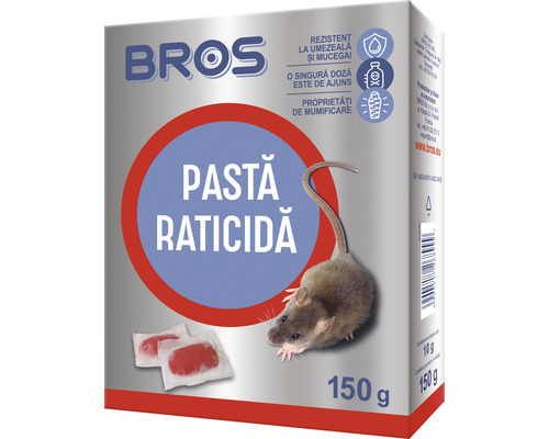 BROS - soareci si sobolani pasta rat. 150 g - 0.003% New pack – Bros B8999