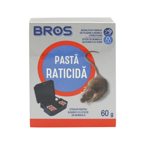 BROS 2069 - statie momeala cu pasta raticida 60 g – Bros 2069