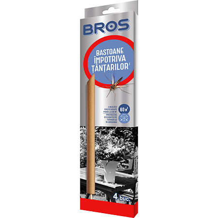 BROS - tantari, capuse si alte insecte bastonase fumigene 4 buc – Bros B2704