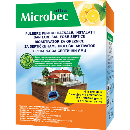 BROS - Microbec promo 6X25g instalatii sanitare,haznale,fose – Bros B2867