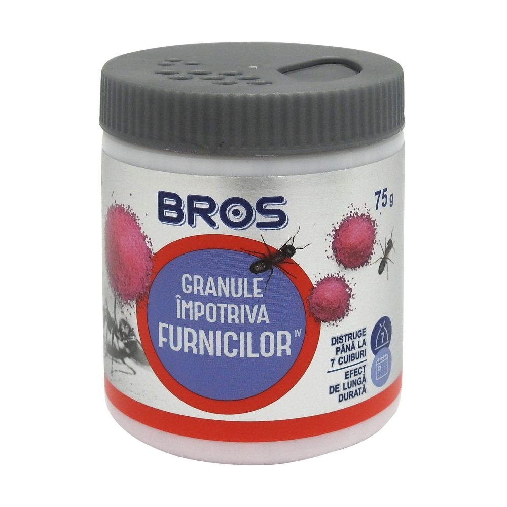 BROS - granule pentru furnici 75 g (cutie cu dozator) – Bros B3130