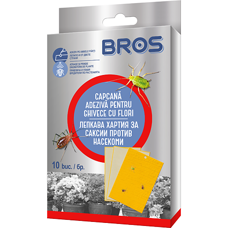 BROS - hartie adeziva pentru ghivece cu flori 10 buc – Bros B8294