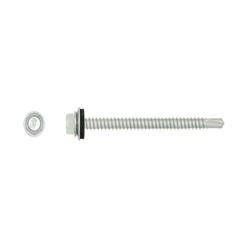 Surub autoforant, pentru metal, cu cap hexagonal si saiba EPDM, 4.8X35mm, AHG 4,8X35M (set de 100 buc.) – Duplifix AHG 4,8X35M