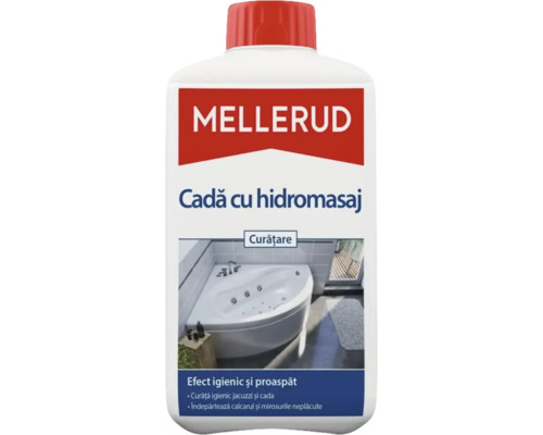Soluție pentru curățarea căzilor cu hidromasaj si jacuzzi  MELLERUD, 1L, 760039 – MELLERUD T0550