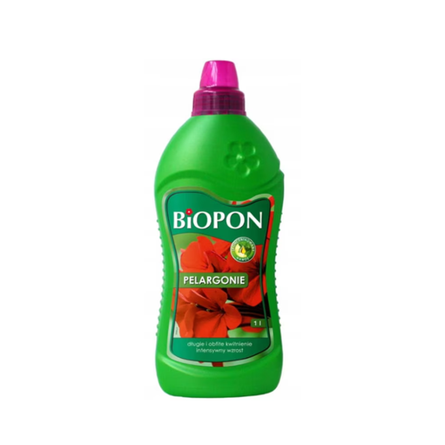 BIOPON 1015 - ingrasamant pentru muscate (Pelargonium) 1 l (422 specii muscata) – BIOPON 1015