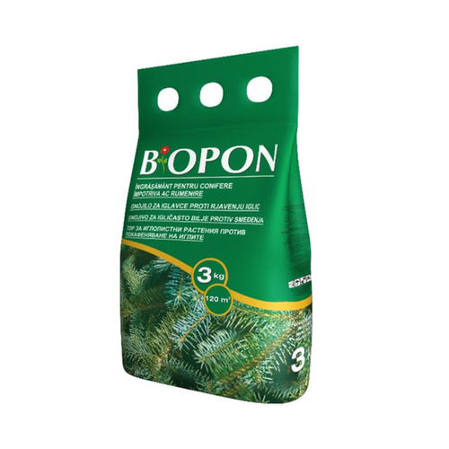 BIOPON 1056 - ingrasamant pentru conifere anti-ingalbenire ace 3 kg – BIOPON 1056